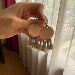 Round Tassel Earrings